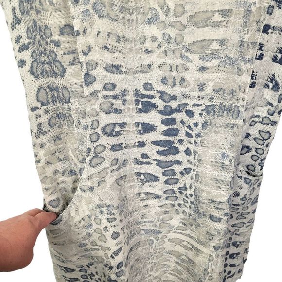 Lungo L'arno 100% Linen Relaxed Fit Summer Dress Made in Italy - Picture 3 of 9